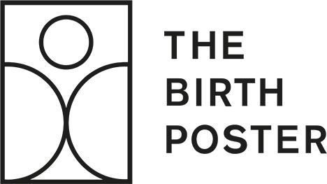 The Birth Poster logomark with text